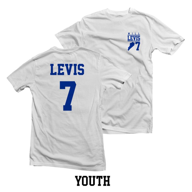 Will Levis #7 White Youth Tee