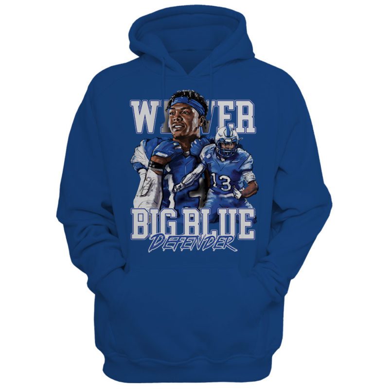 J.J. Weaver Stacked Royal Hoodie