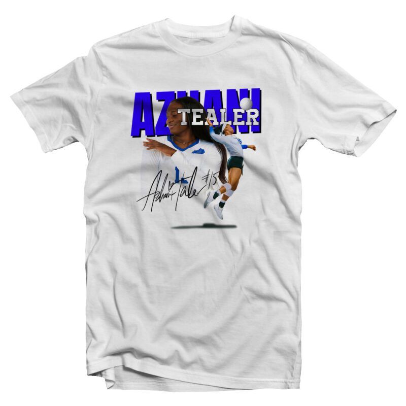 Azhani Tealer Stacked Tee